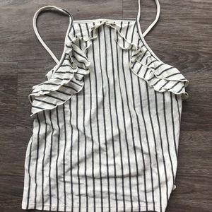 American Eagle ruffle top